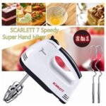 Scarlet 7 Speeds Electric Hand Mixer Beater