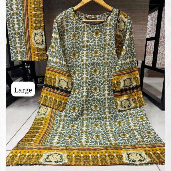 Shirt: lawn printed with lace derailing dupatta lawn printed