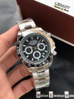 ROLEX Mens Watch Daytona Model Quartz Machine ALL Chronograph Working Heavy Weight Date Working Stainless Steel Chain Master Lock Premium quality